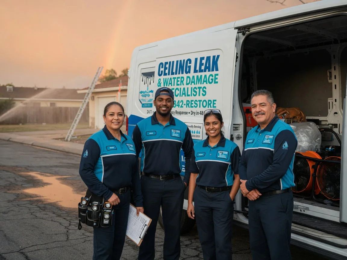 Ceiling Leak Cleanup company in East Bethany, NY
