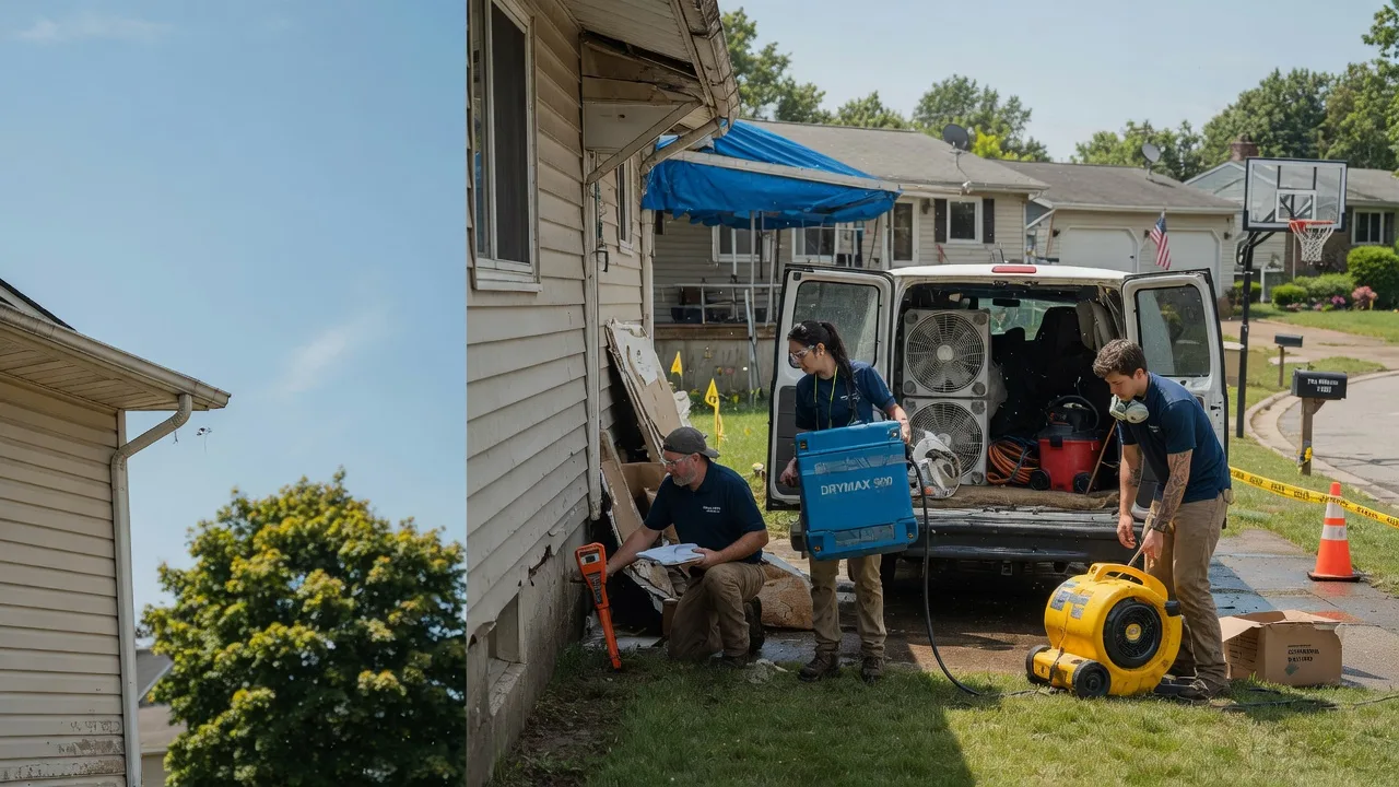 Ceiling Leak Cleanup in East Bethany, NY near me